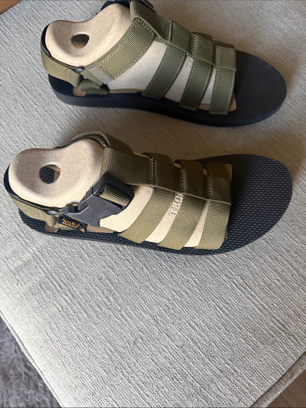 Mens Olive Green Dorado Sport Sandals
